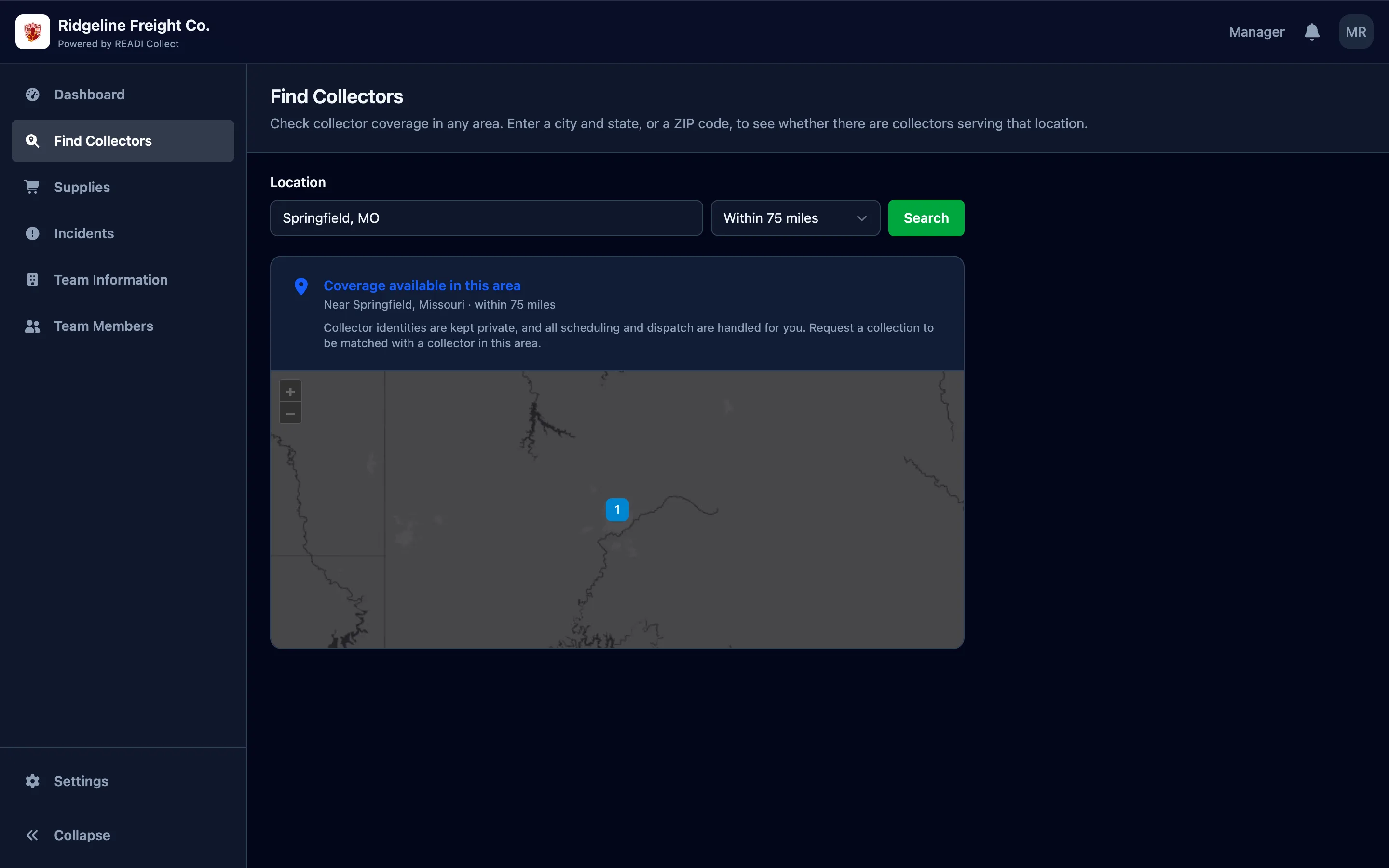 Click Find Collectors