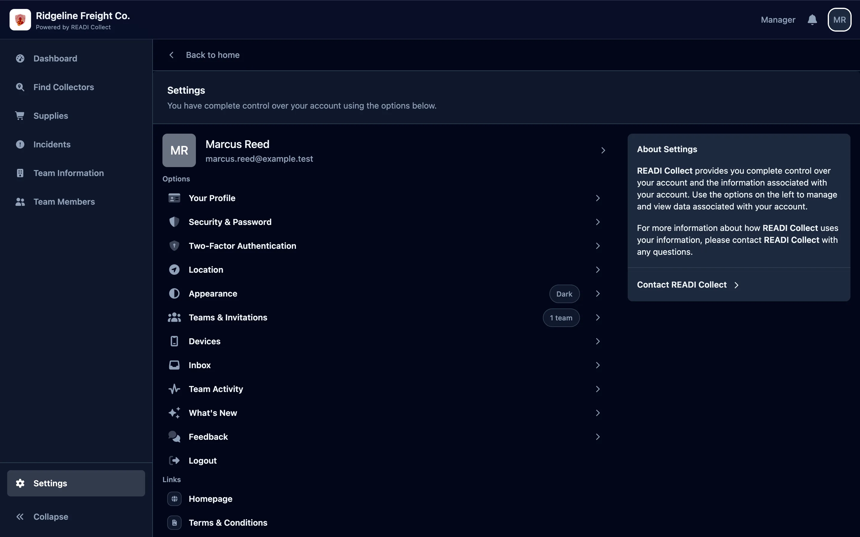 Click Settings