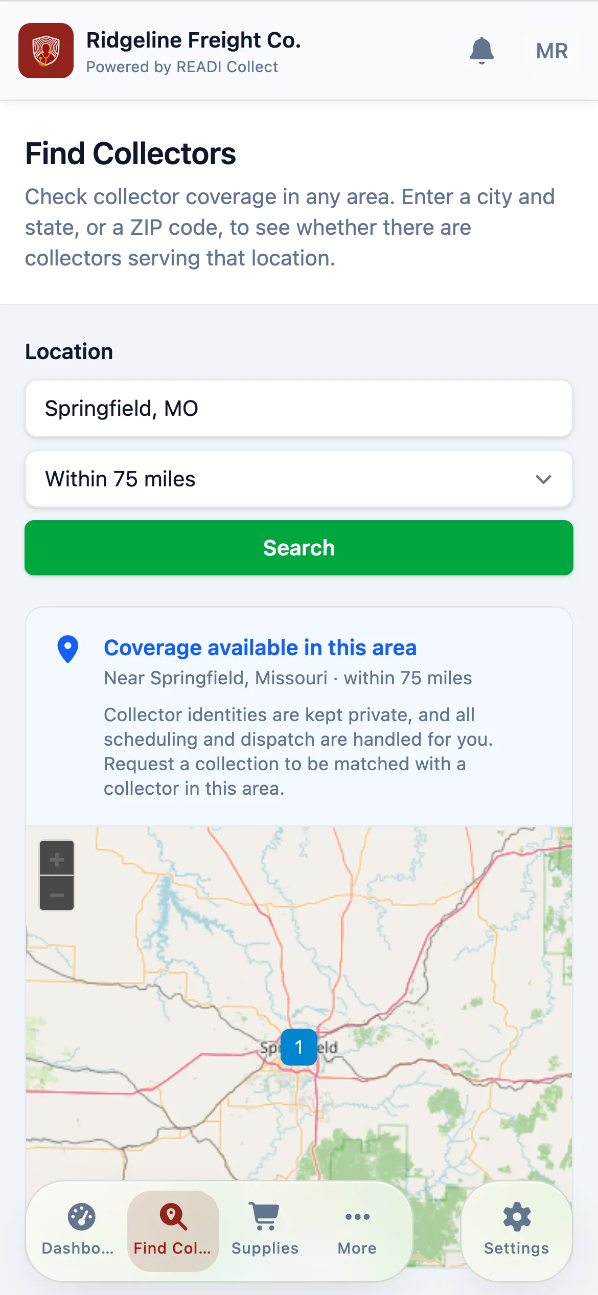 Click Find Collectors