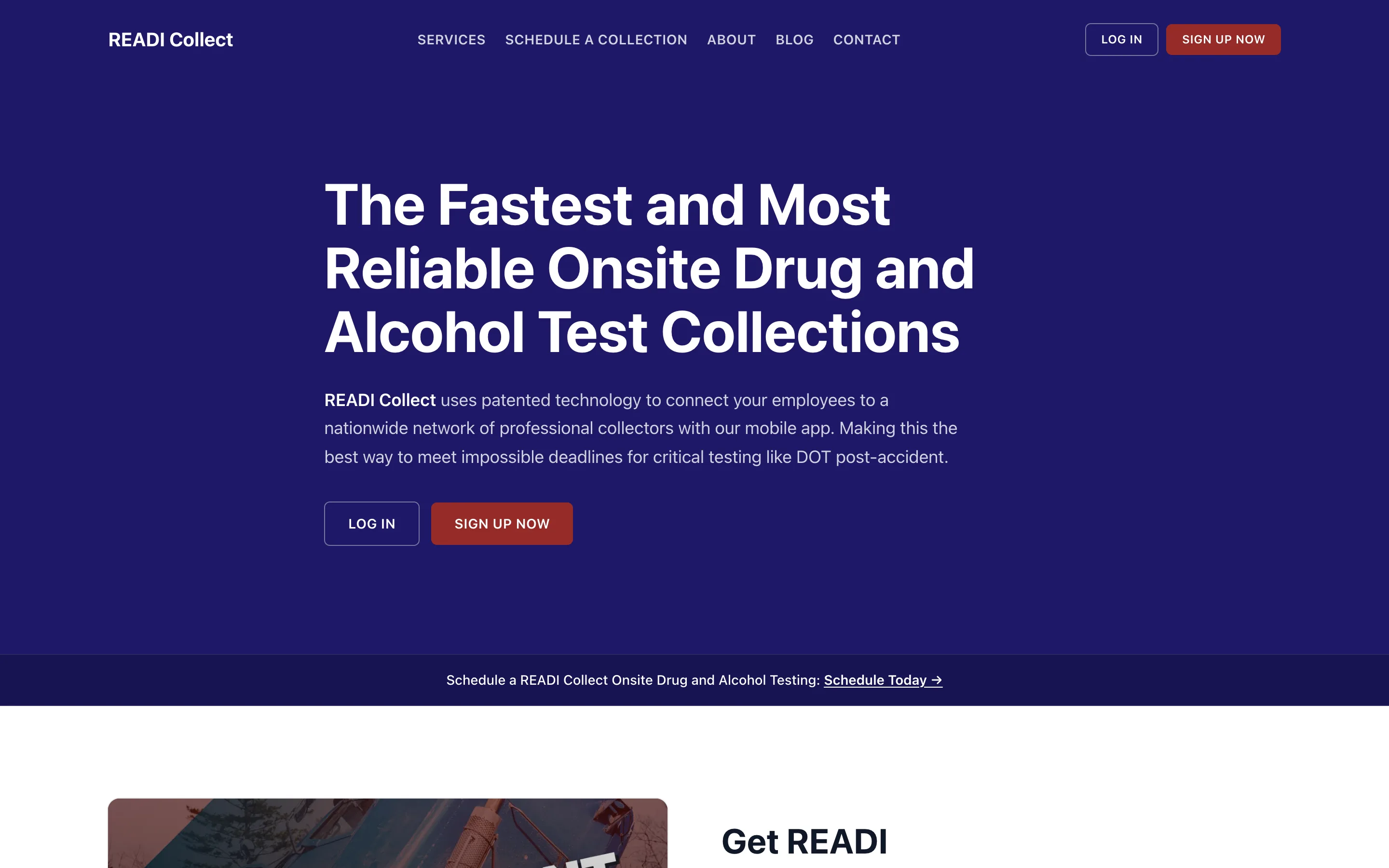 Click Sign Up Now