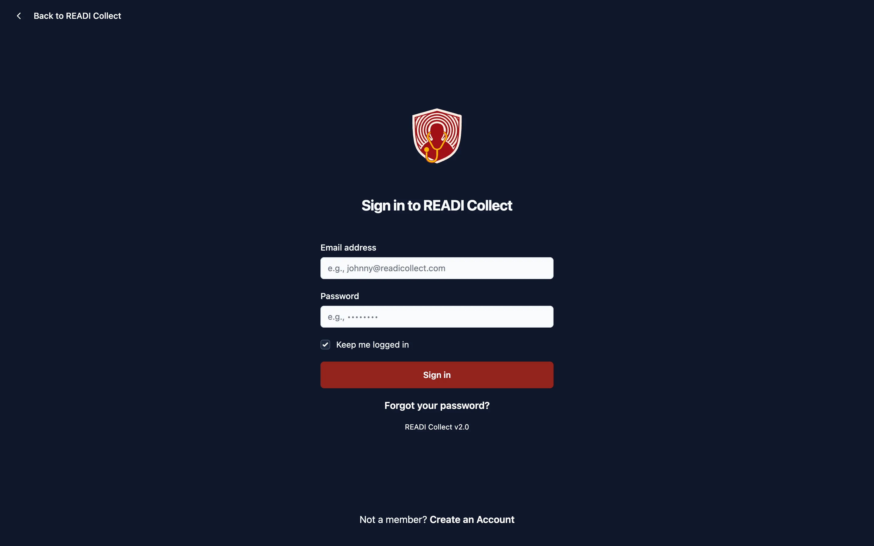 Log in from now on