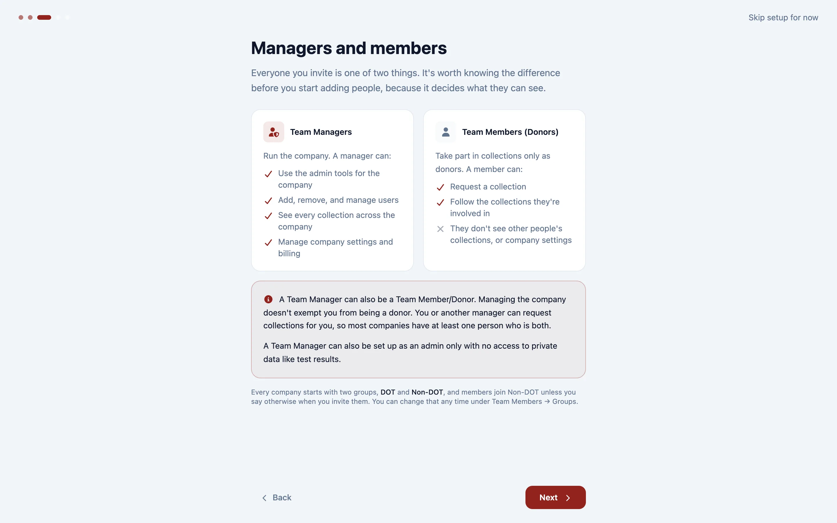 Decide who is a manager