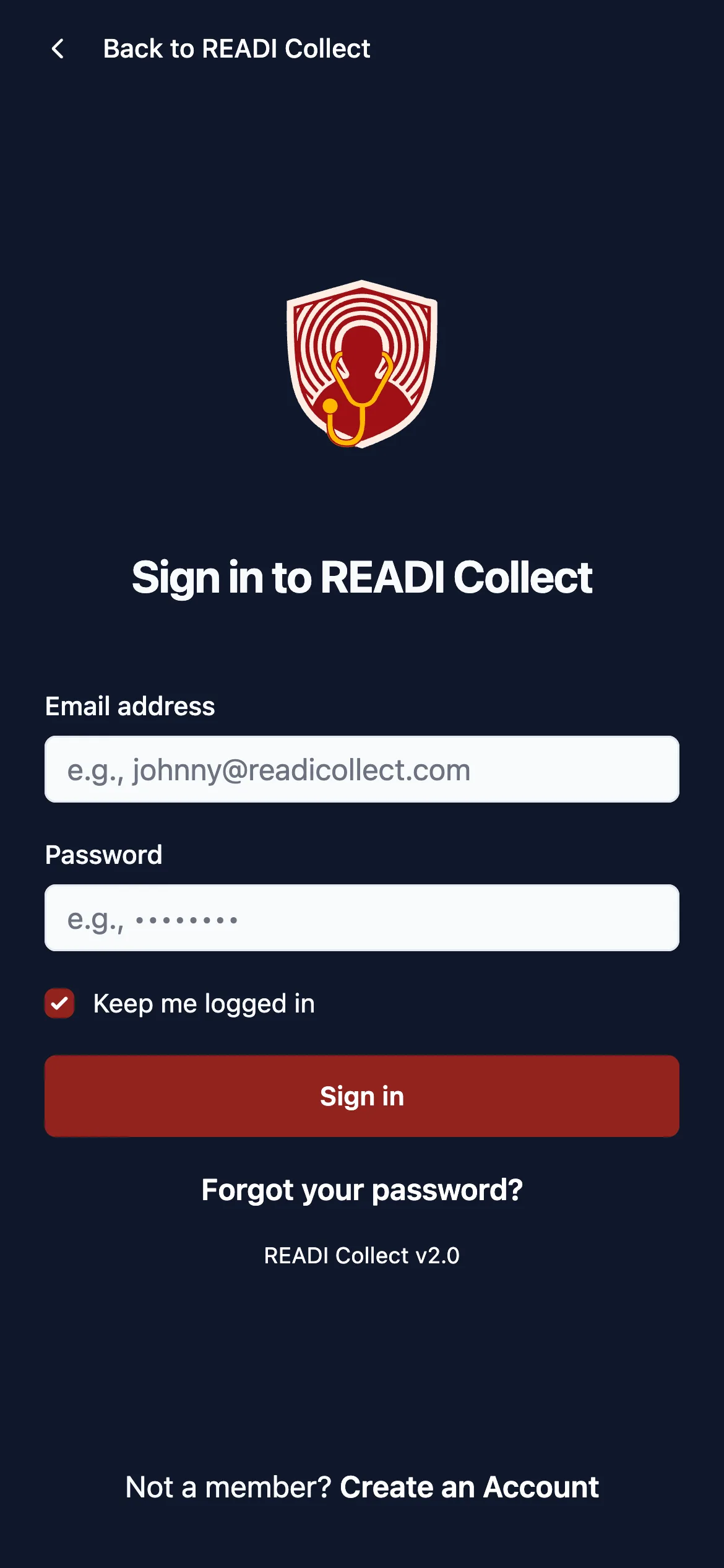 Log in from now on