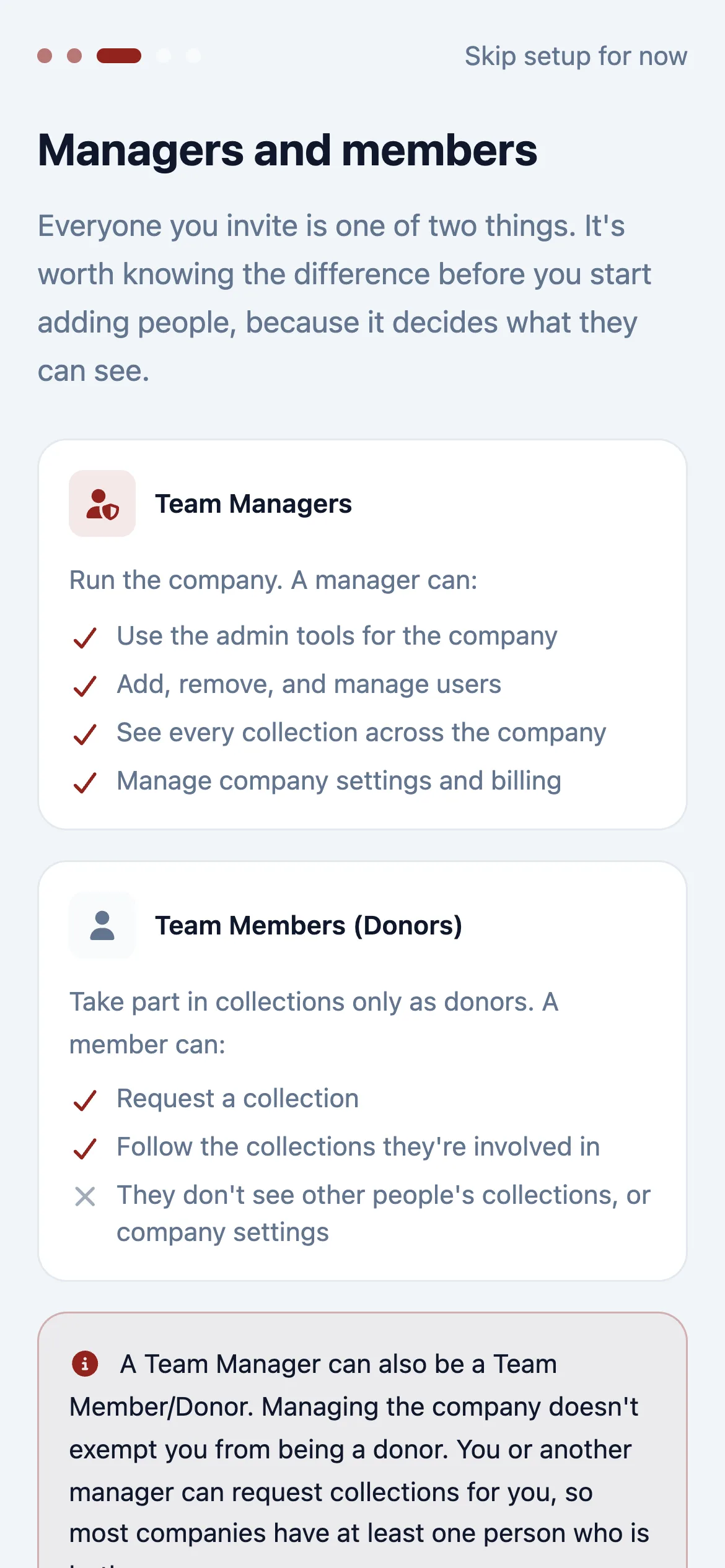 Decide who is a manager