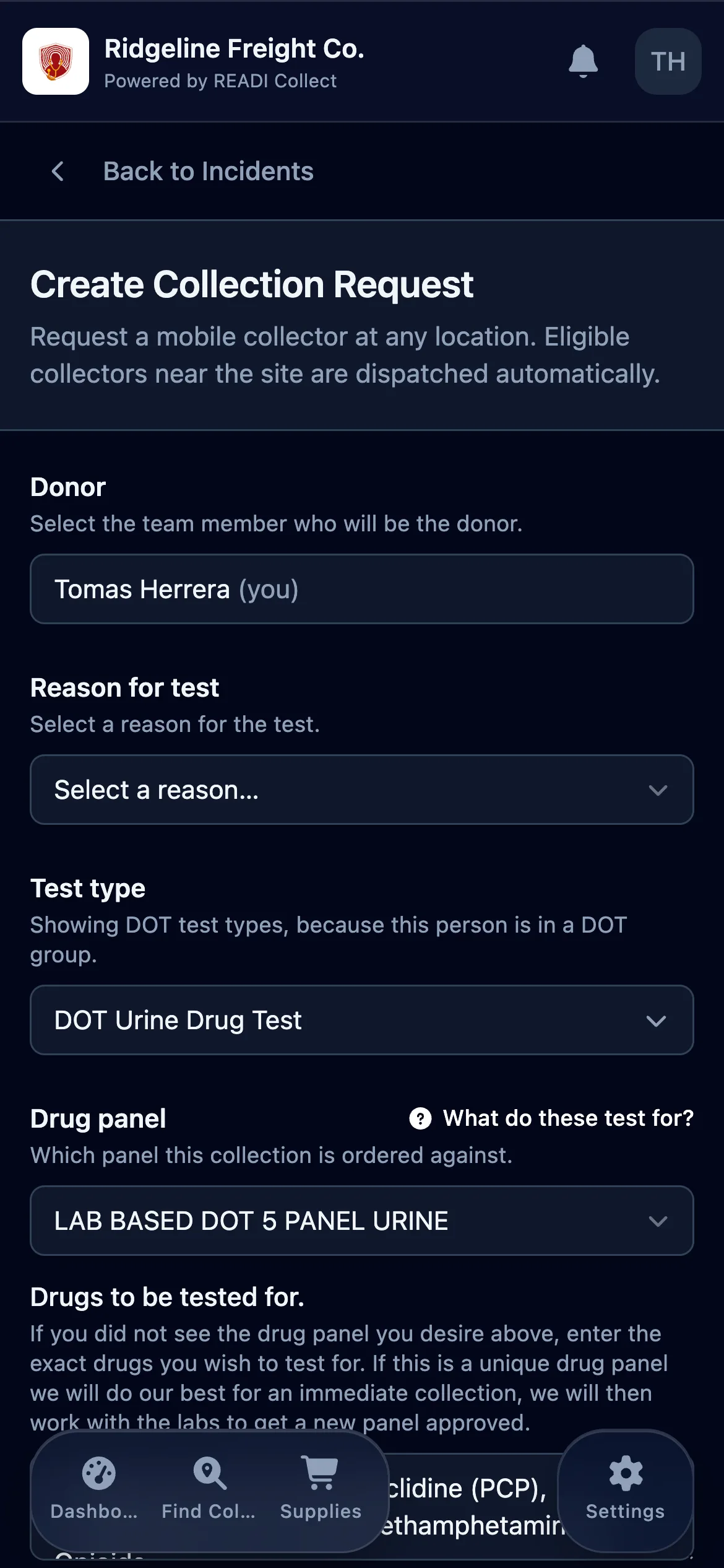 Check that the donor is you