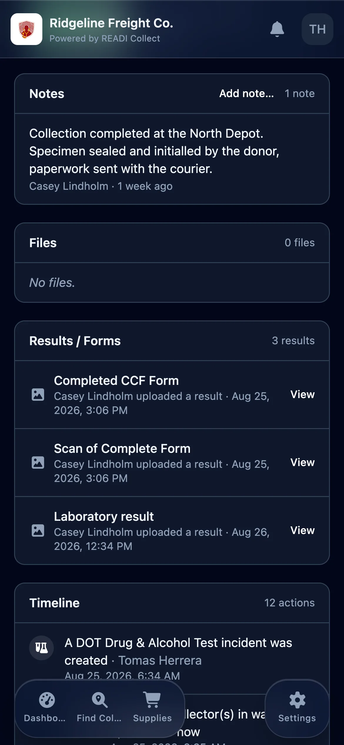 Click View on your result