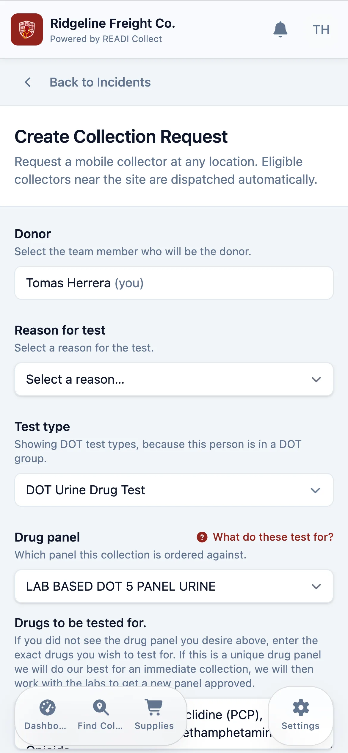 Check that the donor is you