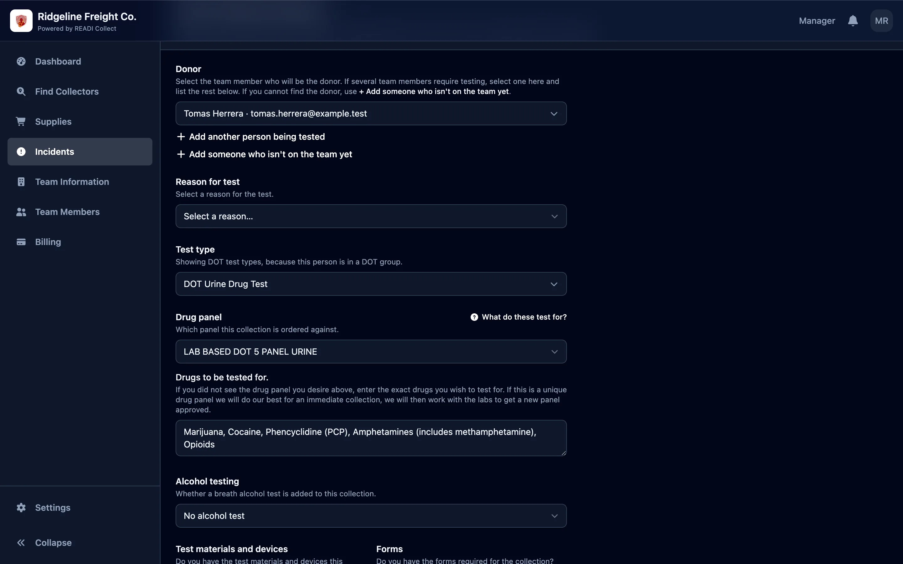 Choose the donor