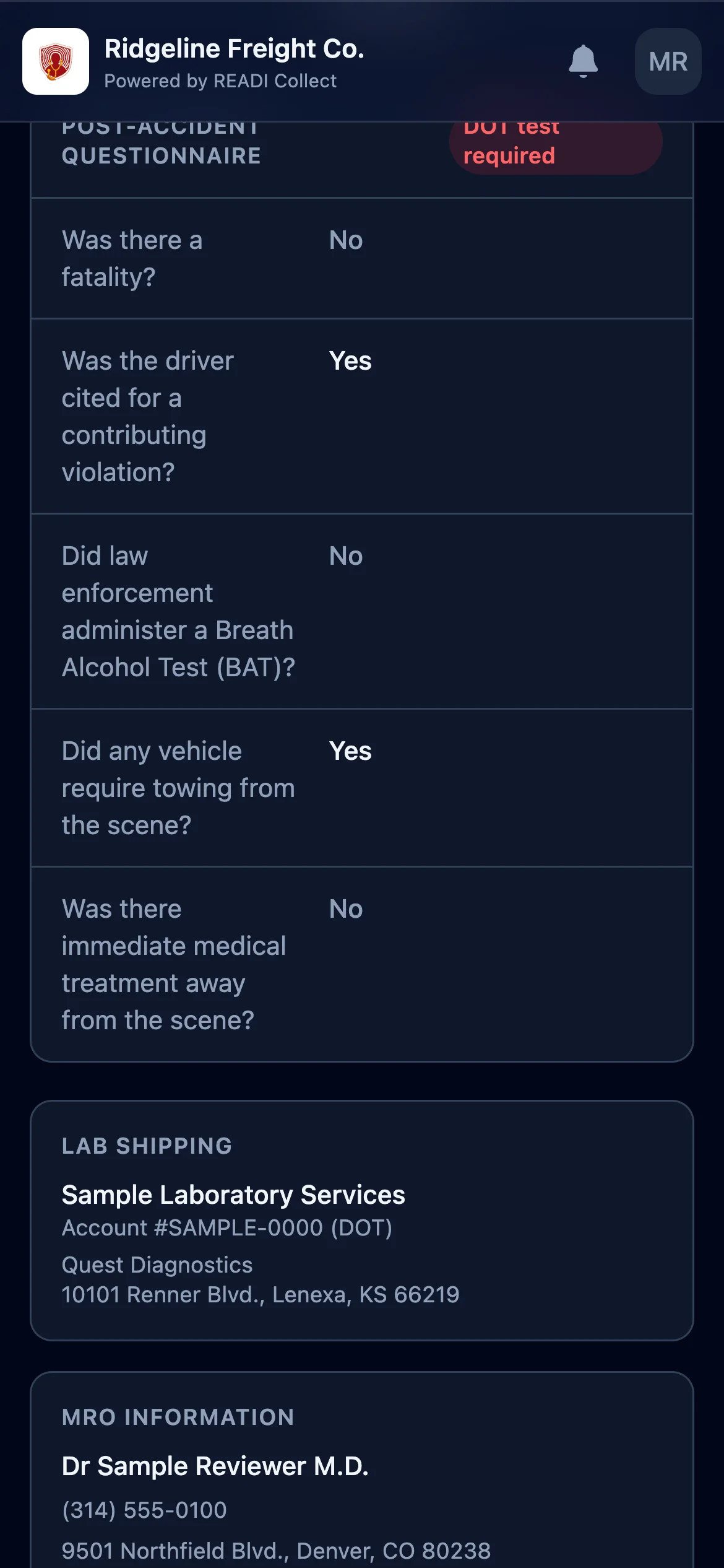 Find your answers on the record