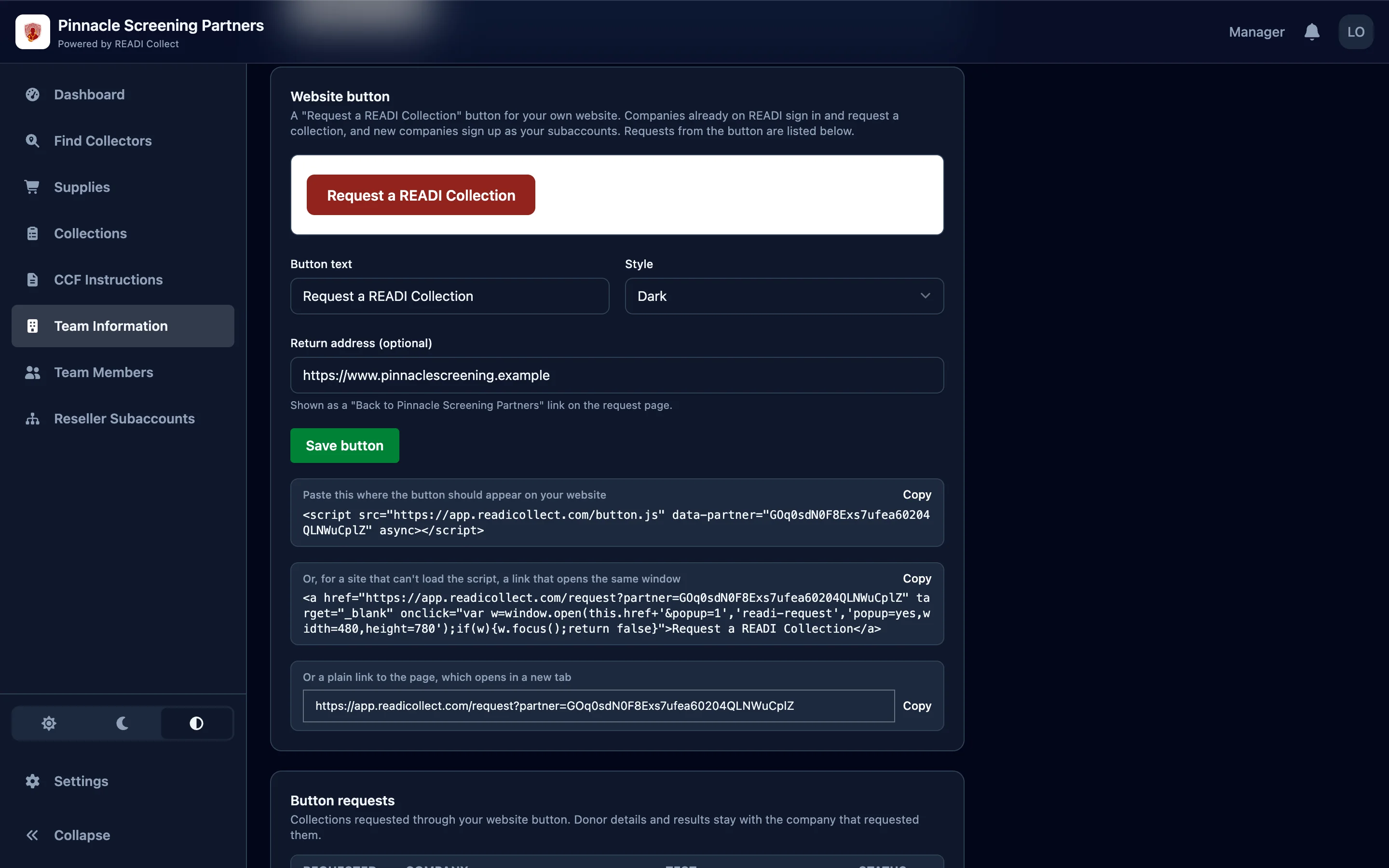 Choose the text and style, then copy the snippet