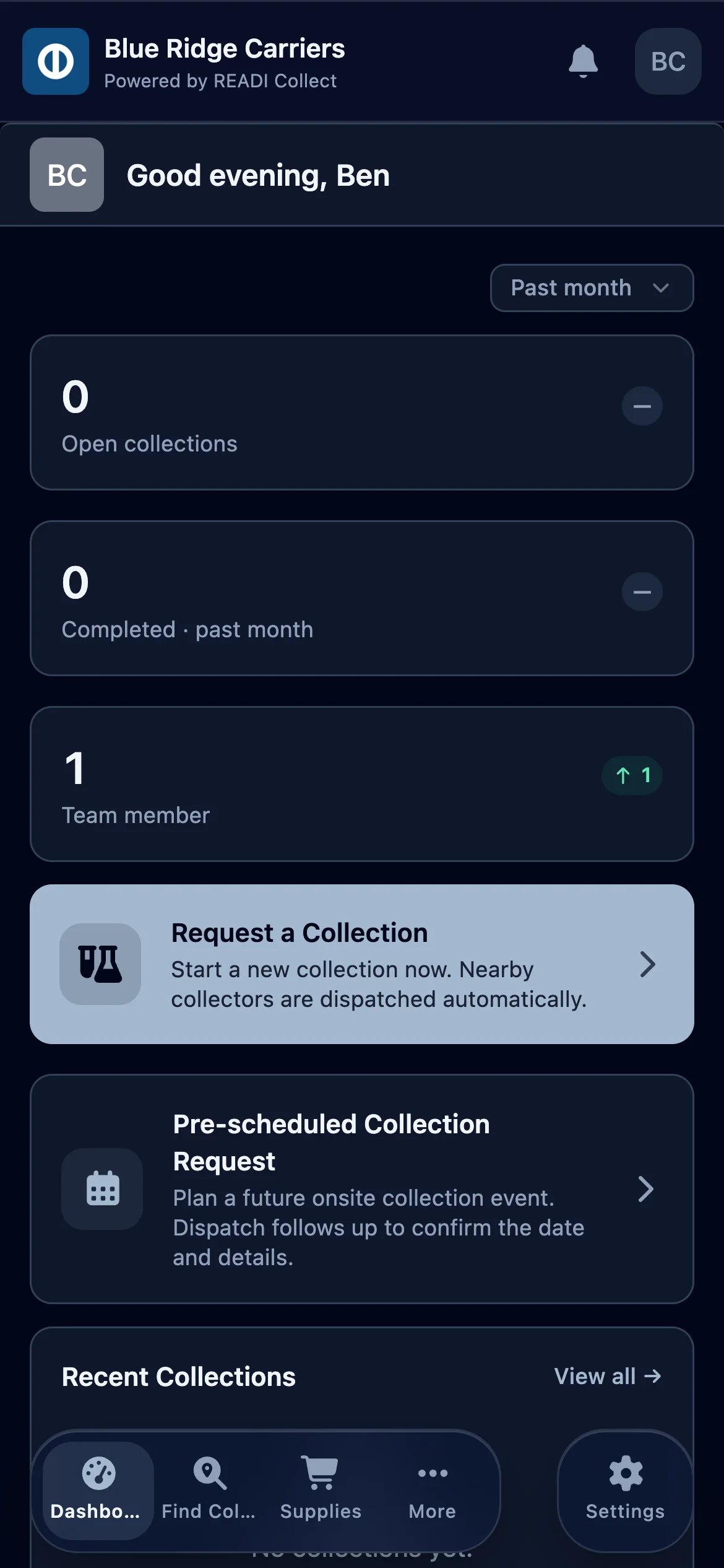 Sign in as one of your customers