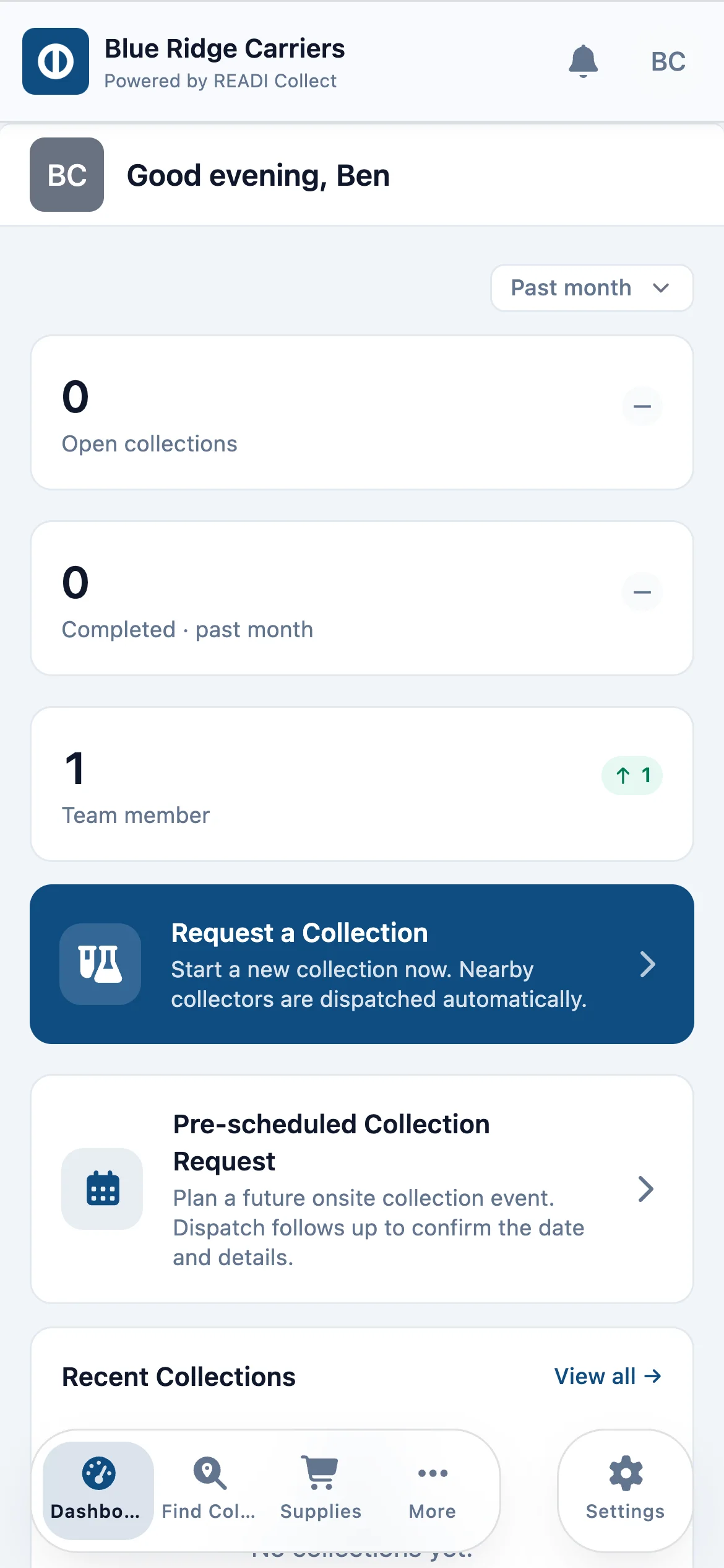 Sign in as one of your customers